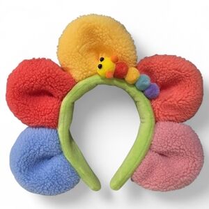 Plush Flower Headband w/ Caterpillar